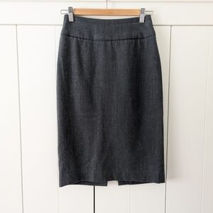 RW & Co Knee Length Pencil Skirt, Charcoal Grey